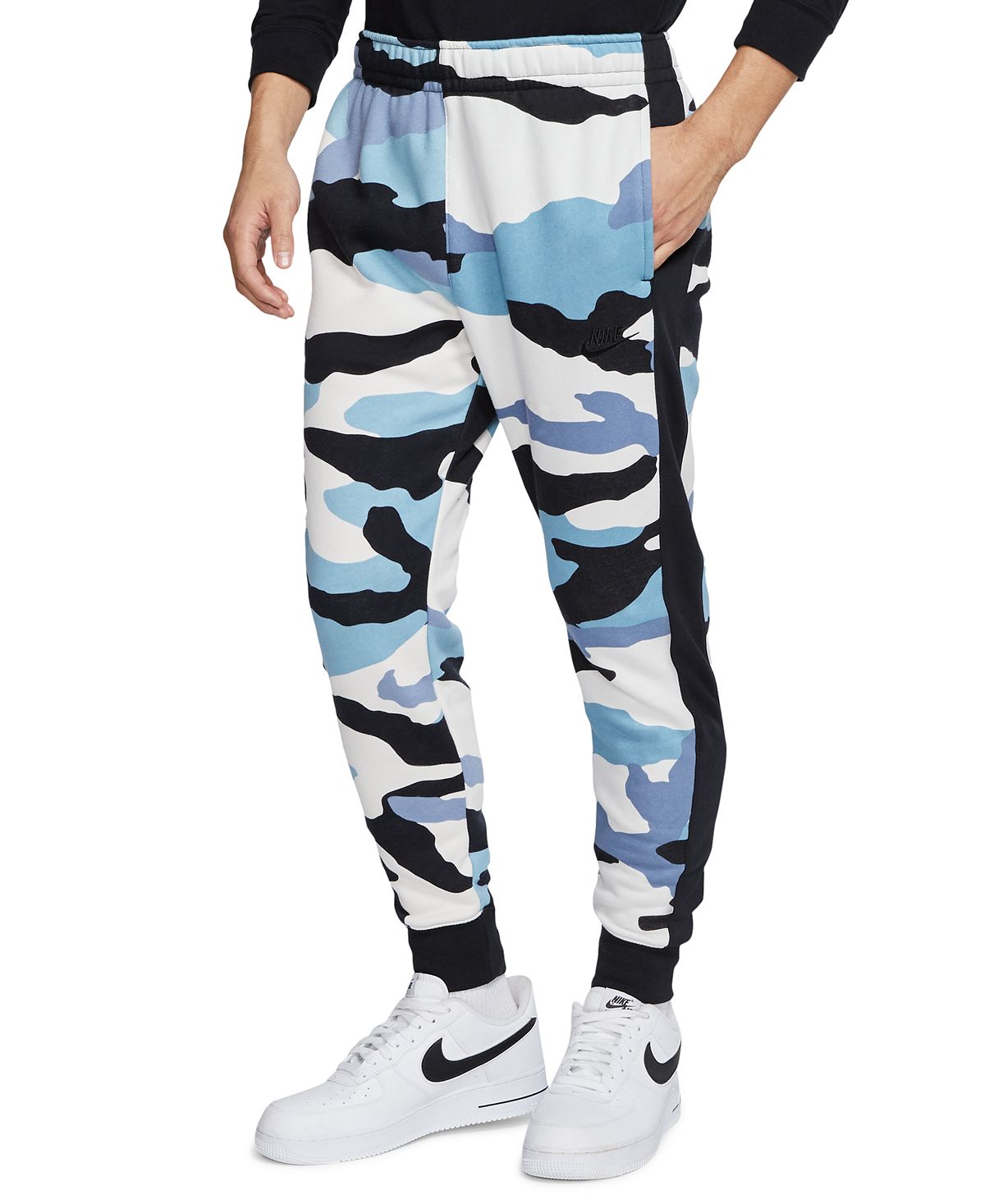 Ostentoso Dispuesto Extracción Nike Sportswear Club Fleece Camo Joggers Blue – CheapUndies