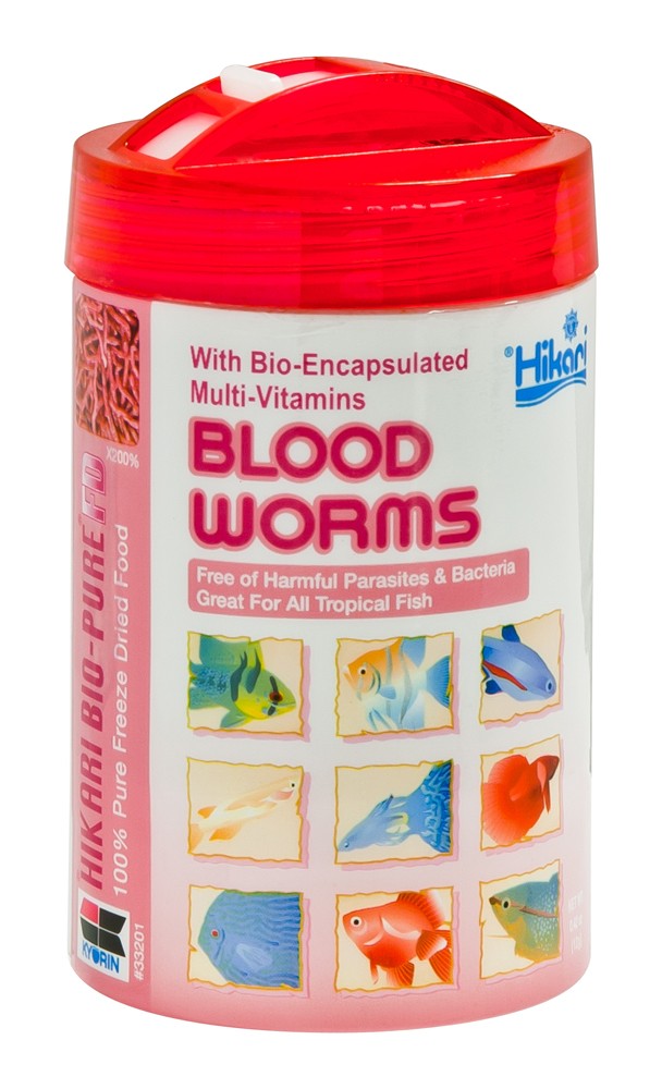 Hikari info : Hikari Bio-Pure FD BLOOD WORMS