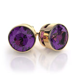 Amethyst Stud Earrings