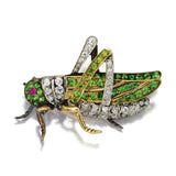 Demantoid Garnet Grasshopper