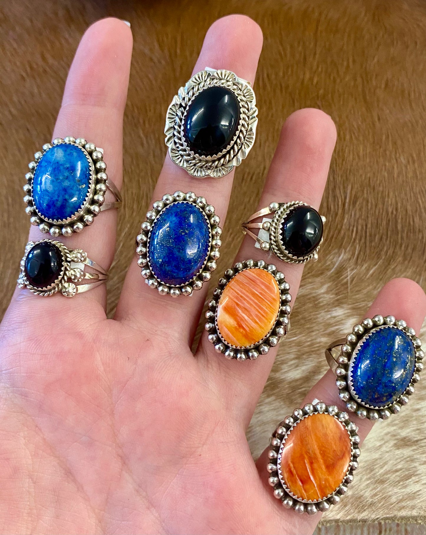 The Brenda Blue Lapis Ring (Size 7)