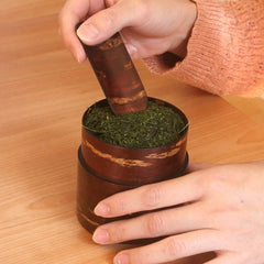 Japanese tea canister