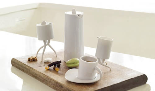Cheska Ambula white tea and coffee set