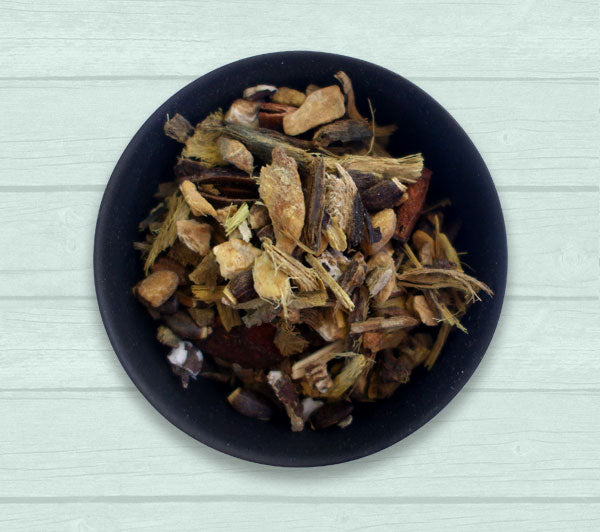 Liquorice root, dandelion root milk thistle ginger star anise tea organic