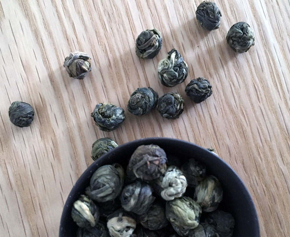 informal tea organic jasmine dragon pearl