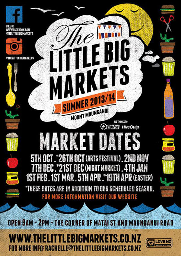 2013/14 little big markets summer poster