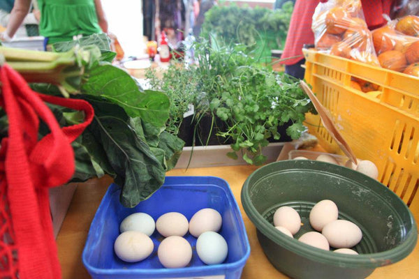 fresh produce at Mount Maungnui