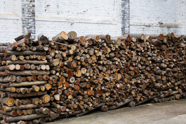 stack of wood in keemun chine