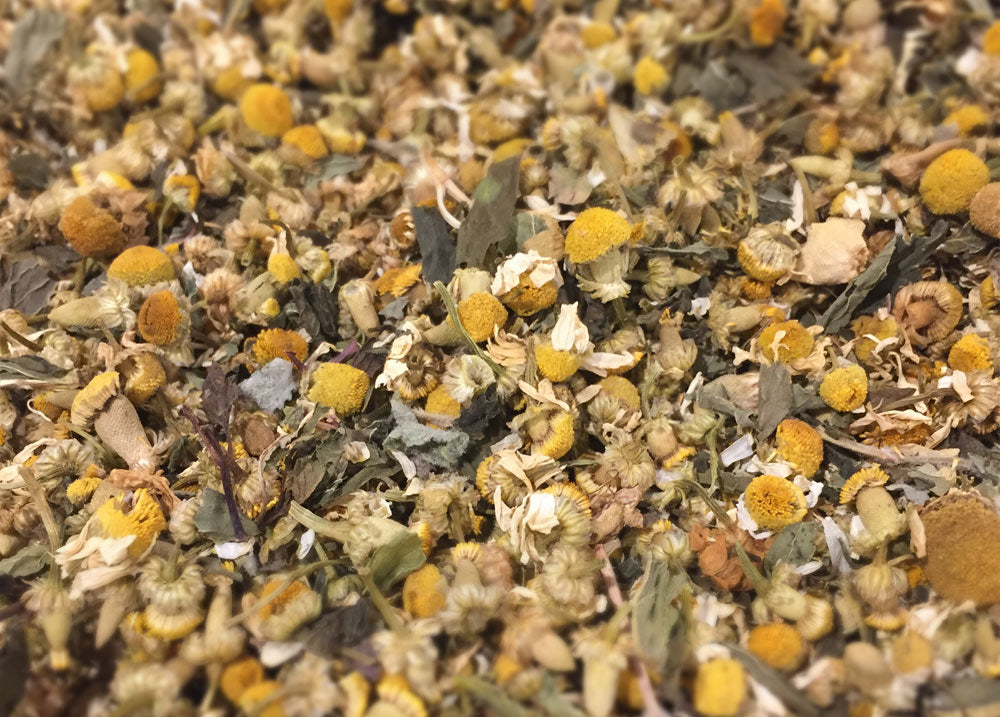 organic chamomile and mint tea informal tea