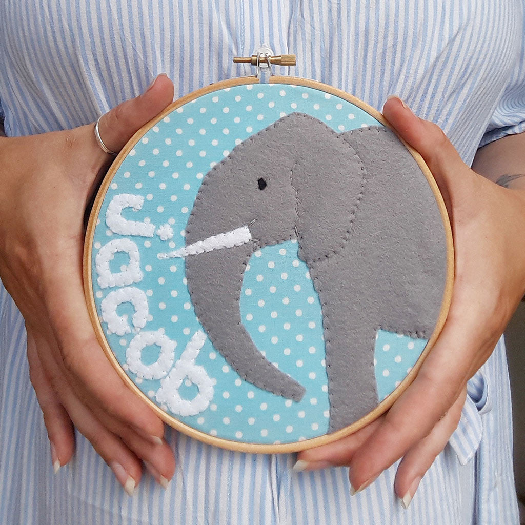 custom embroidered kids name hoop