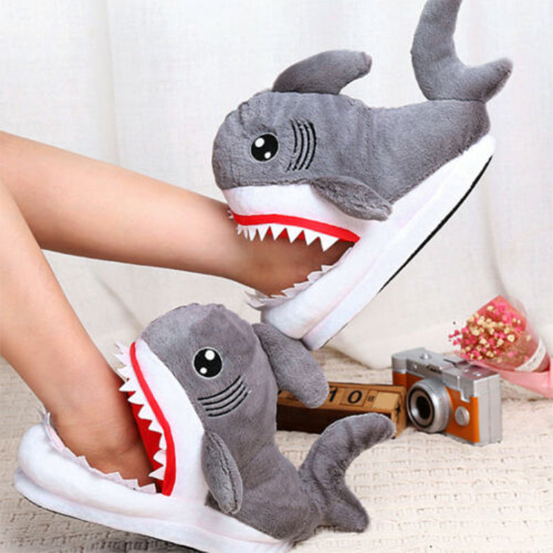 mens shark slippers