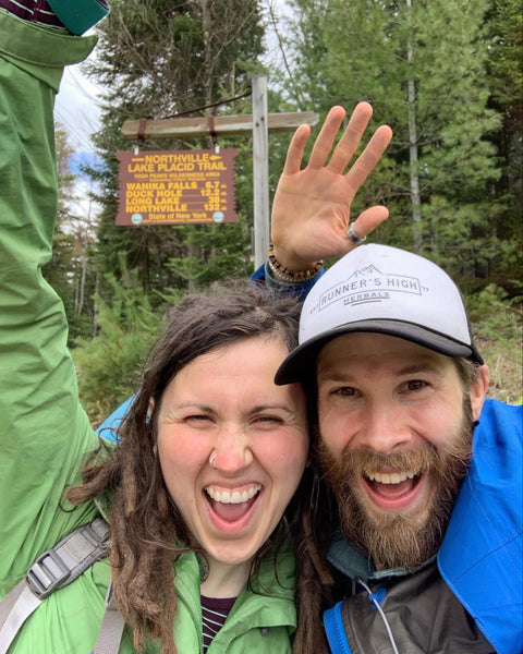 Erik & Ciara, May 2019, Northern Terminus - Northville Placid Trail, Adirondacks, NY; Nine days, 153 miles