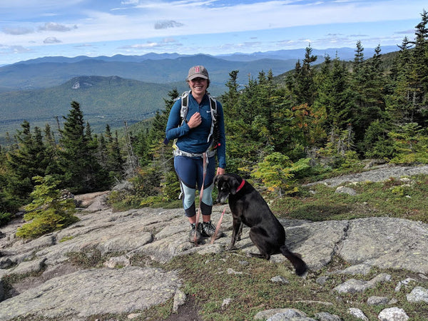 Backpacking in the Whites of New Hampshire with Olive 