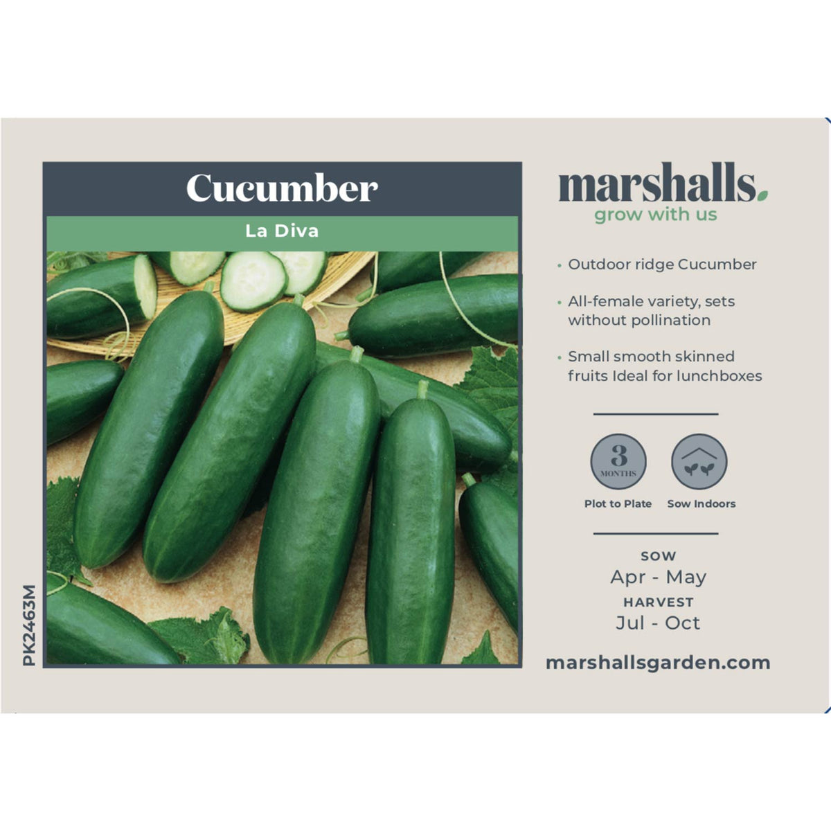 Buy Cucumber La seeds online | Marshalls
