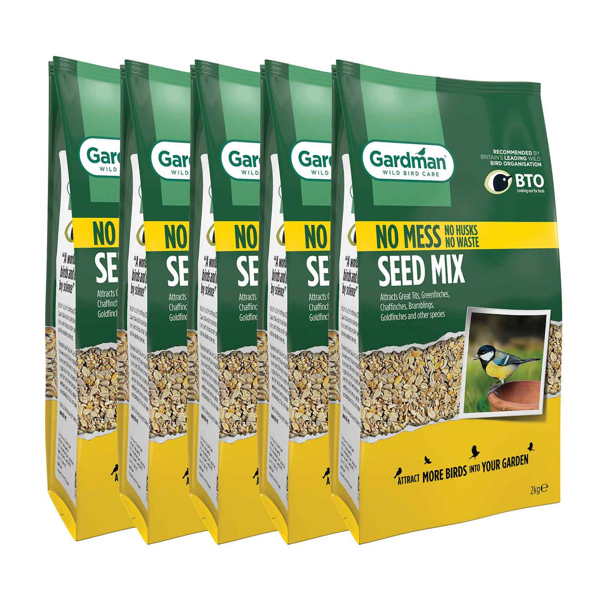 gardman no mess seed mix 20kg