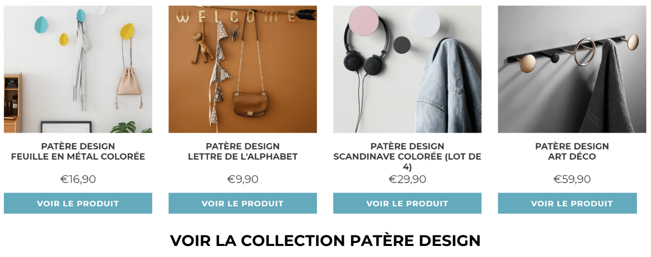 COLLECTION PATERE DESIGN
