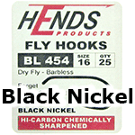 Hends Barbless Dry Fly Hooks BL 454