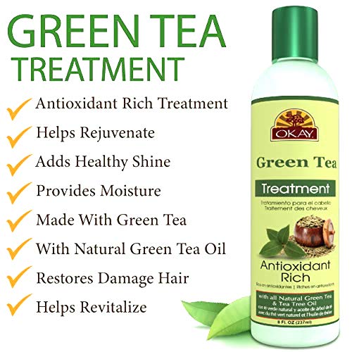 OKAY Green Tea Nourishing Antioxidant Rich Treatment – Helps Revitaliz –  Elegance Hair Care