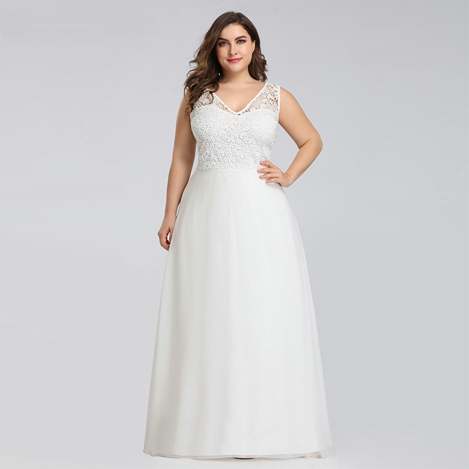 Plus size wedding dress