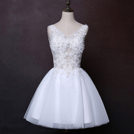 Wedding dress with detachable skirt