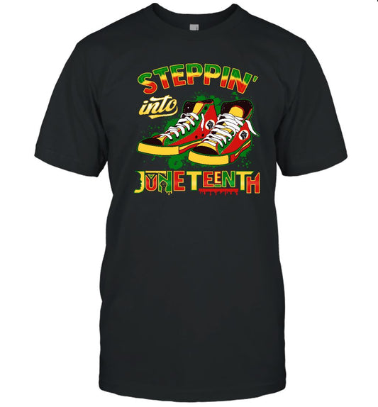 Steppin' Into Juneteenth T-shirt