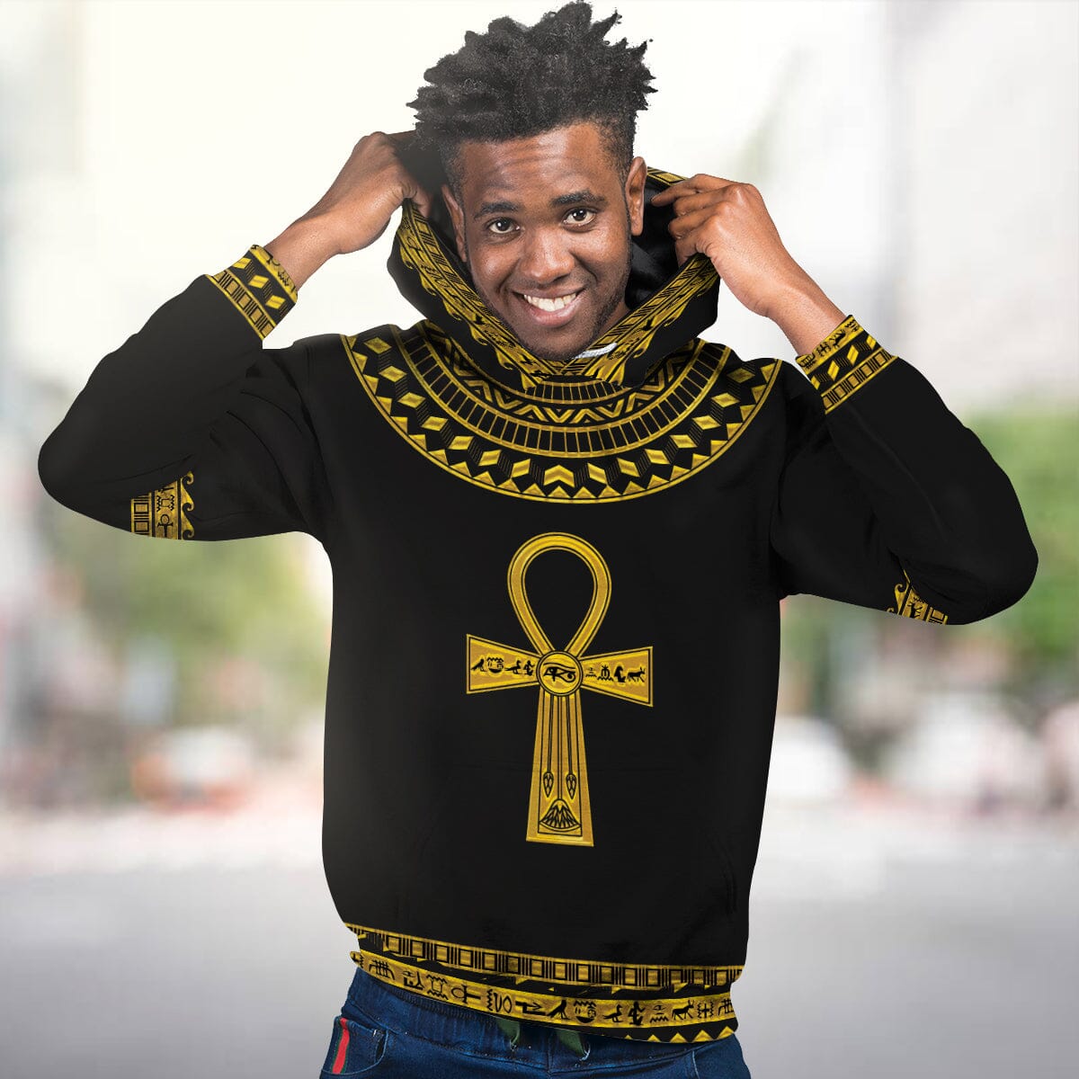 Ankh Egypt 1 All-over Hoodie Hoodie Tianci 