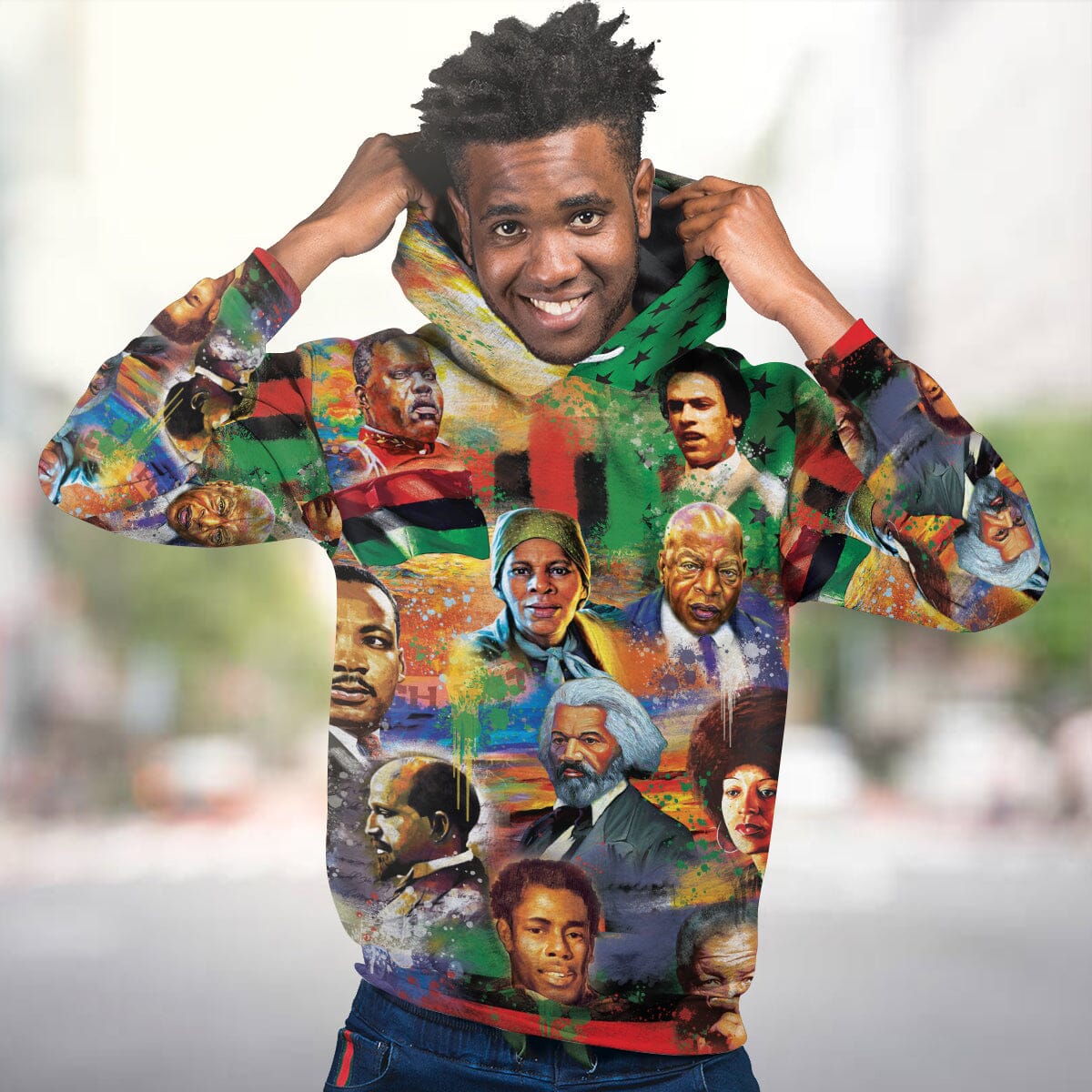 Civil Rights Moments All-over Hoodie Hoodie Tianci 