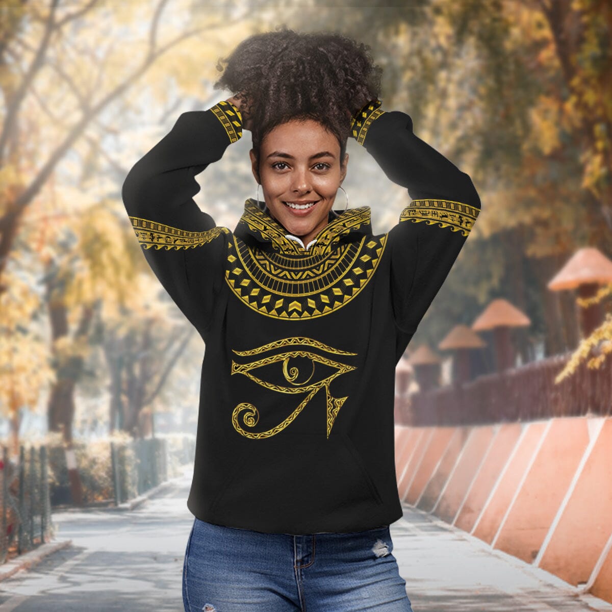 RA Egyptian All-over Hoodie Hoodie Tianci 