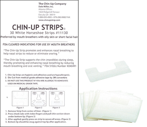 WHITE Horseshoe Chin-Up Strips - 2 packs of 30 - FREE SHIPPING!