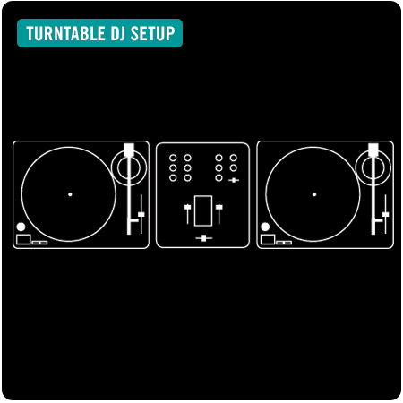 turntable dj setup