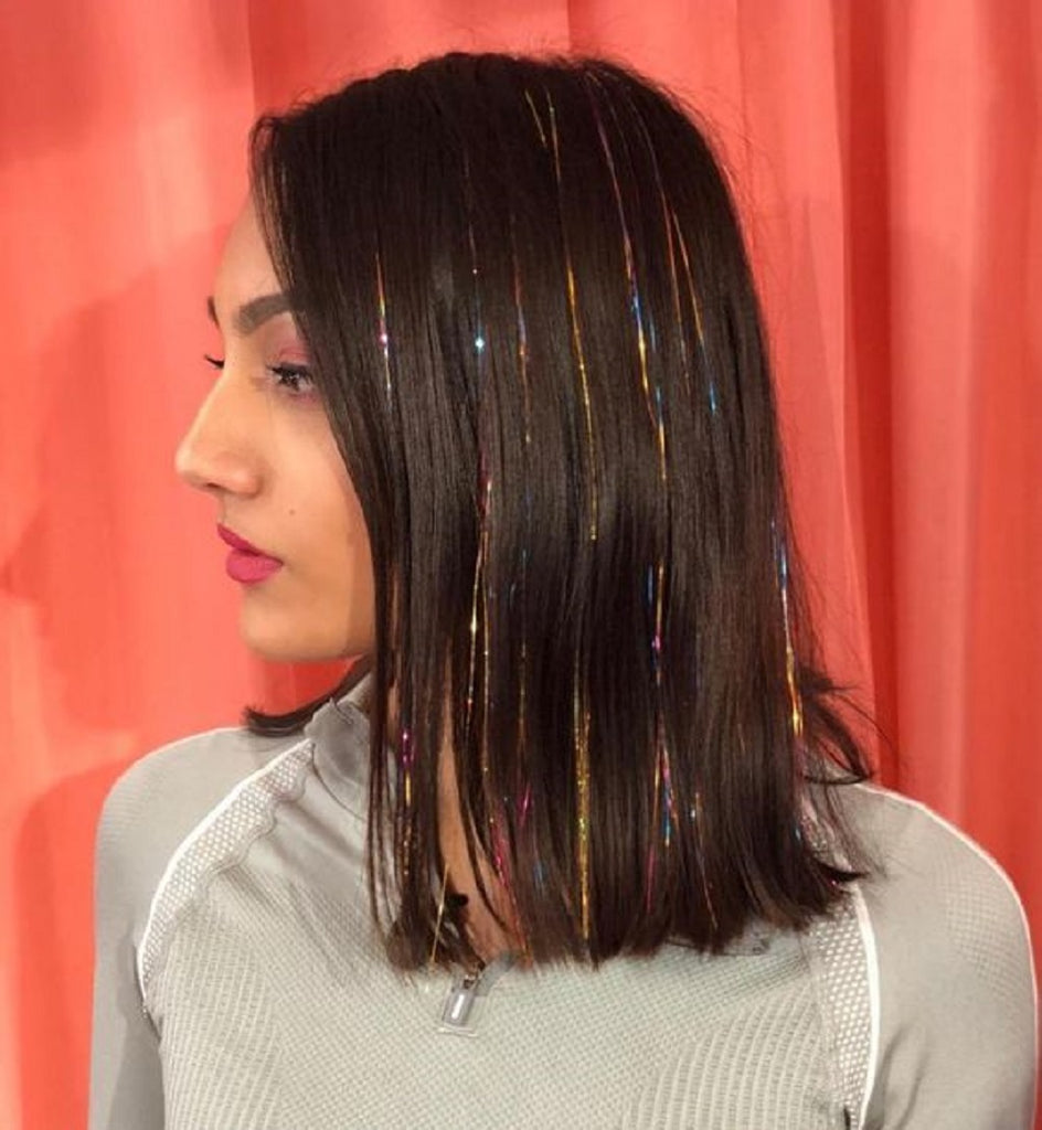 Hair Tinsel Extensions [3 WAYS TO ADD TINSEL TO YOUR HAIRSTYLE] 