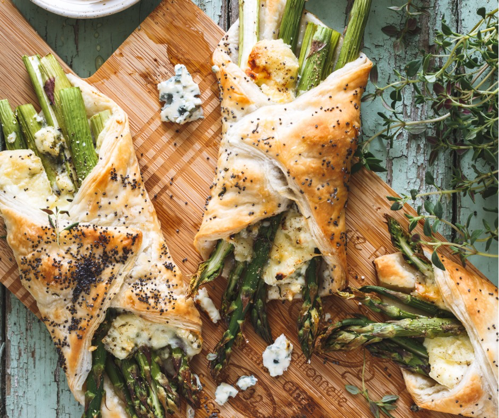 Easter Asparagus Puff Pastry Bundles Thursday Recipes Bellisari S Bellisari S Gourmet Convenience