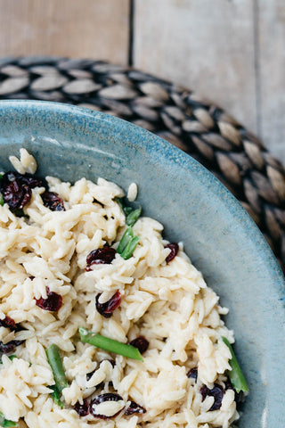 Chilled Orzo & Asparagus Salad