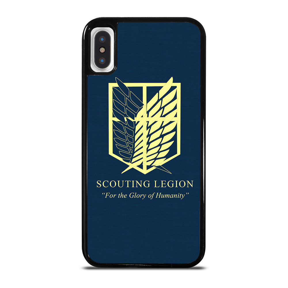 قوس قزح حقيقي ATTACK ON TITAN SCOUTING LEGION iPhone X / XS Case – Camoucase coque iphone xs Attack On Titan Scouting Legion