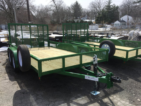 custom built tandem axle trailers