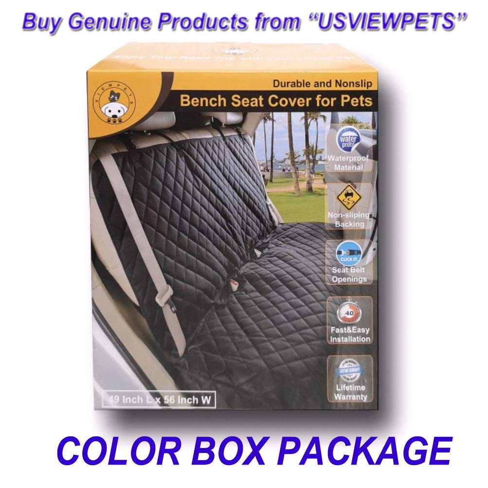 viewpets bench car seat cover protector