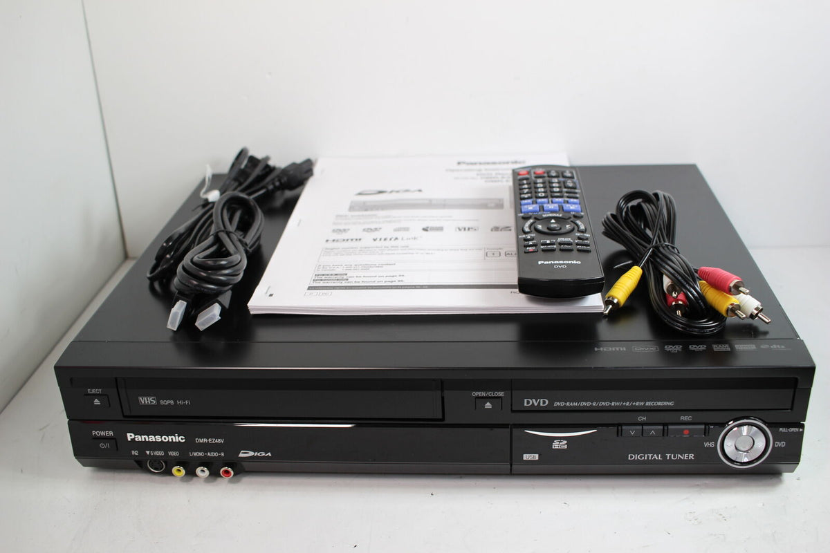 pk transmissie Wat leuk Panasonic VHS to DVD Recorder w/ remote, manual, HDMI – Tape Playback