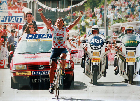 Chiappucci celebrating in 1992