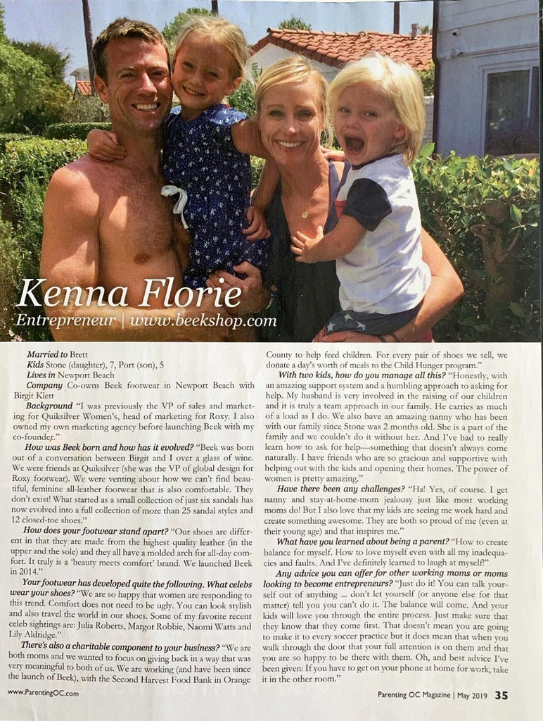 parentingOC page featuring Kenna Florie