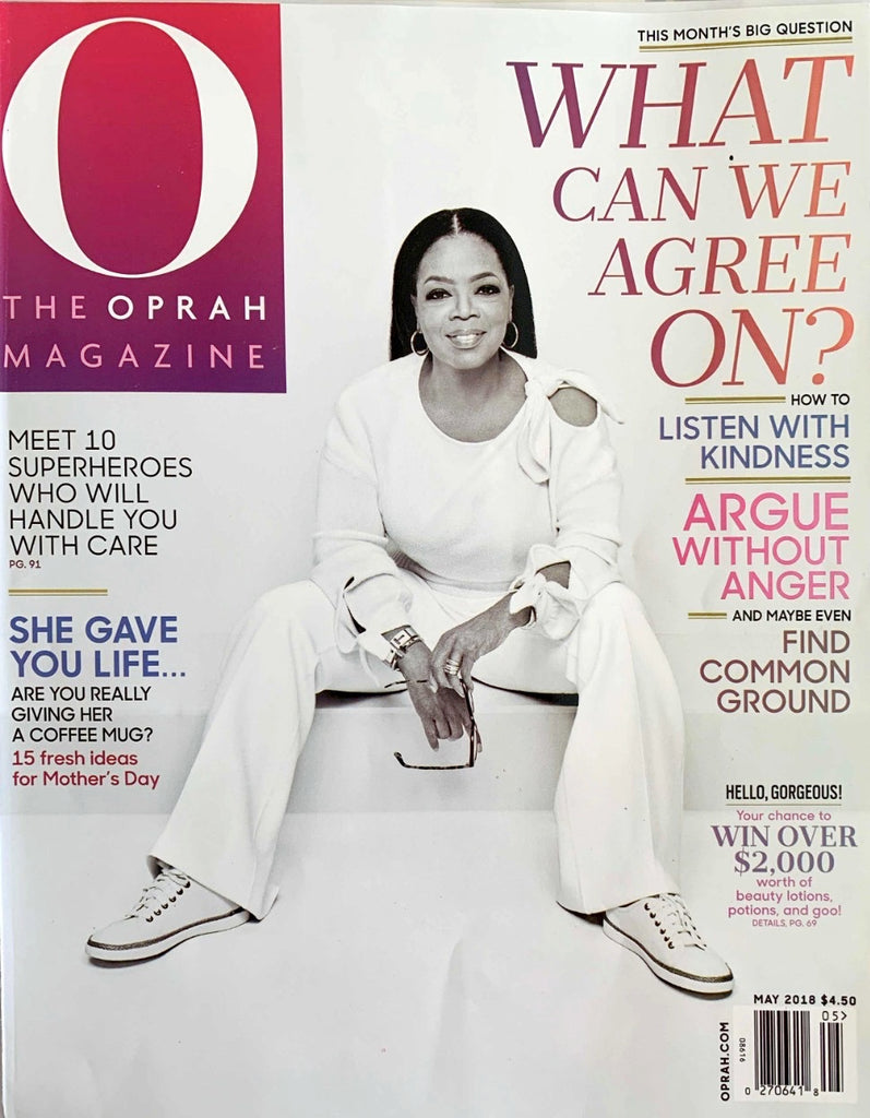 The Oprah magazine cover shot