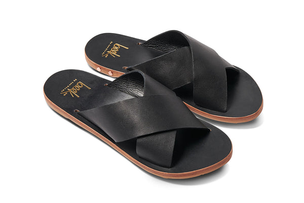 Palila Slide Sandal | Black/Black 