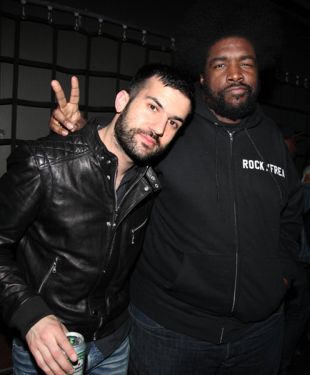 A-Trak in his Gold Members Jacket with Questlove
