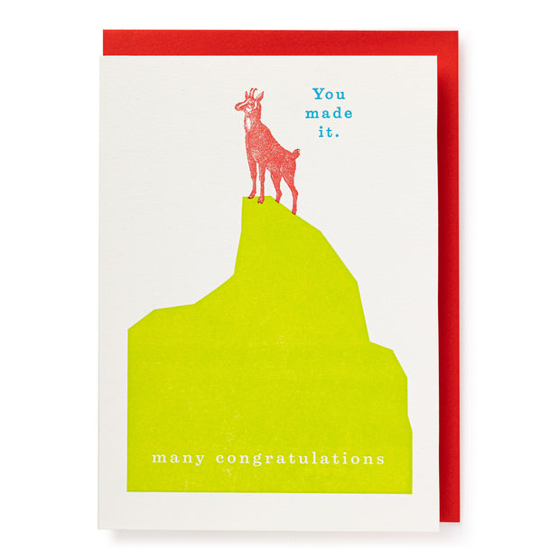Archivist You Made It Congrats Card