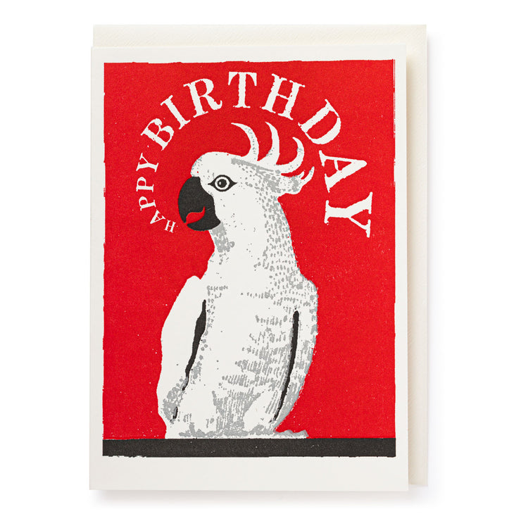 Archivist Birthday Cockatoo Card