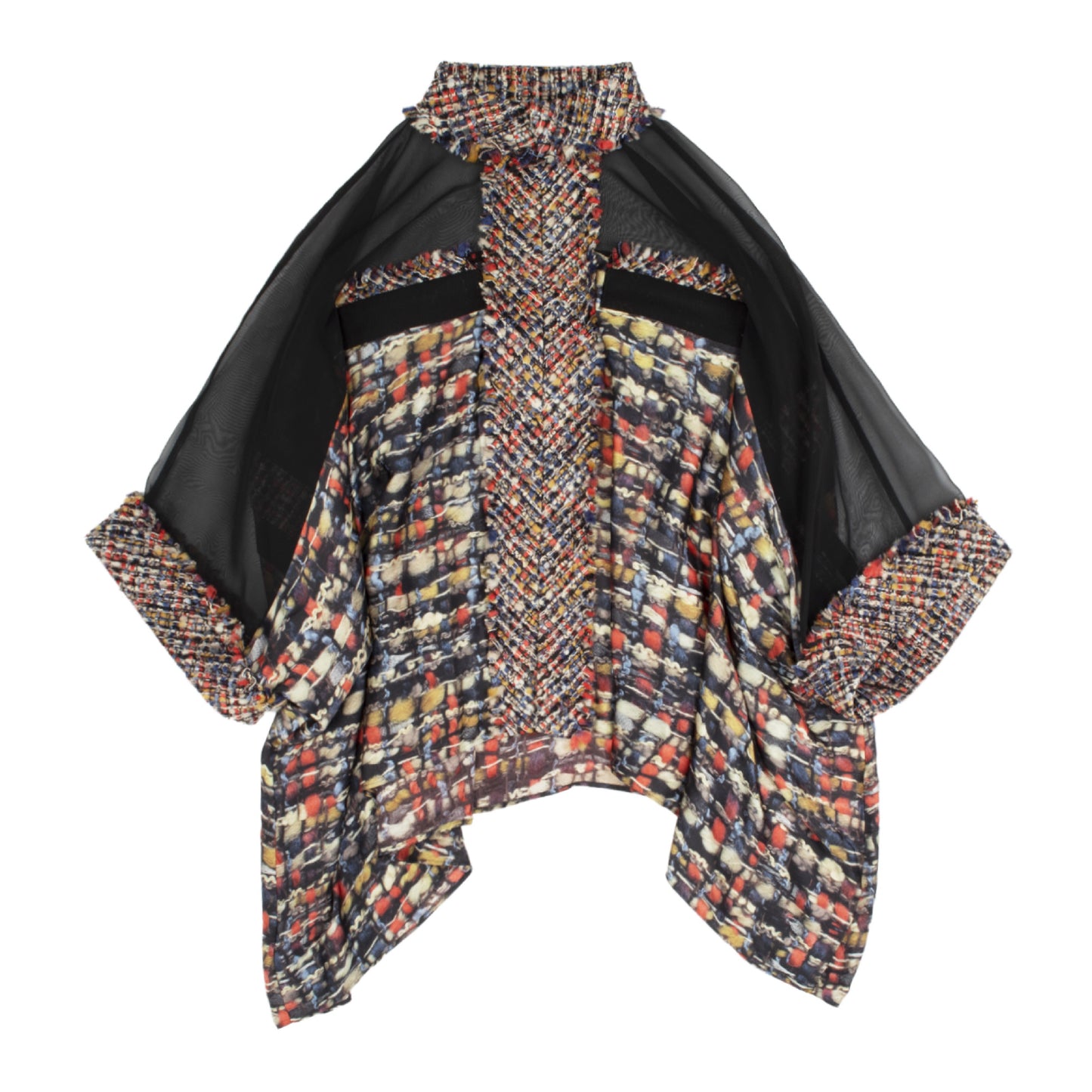 SACAI TWEED BLOUSE MULTI (WOMENS)
