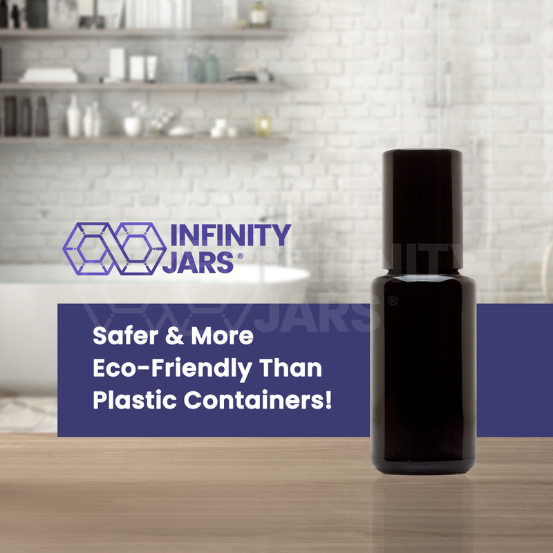 15 ml Glass Roller Applicator Bottle - InfinityJars
