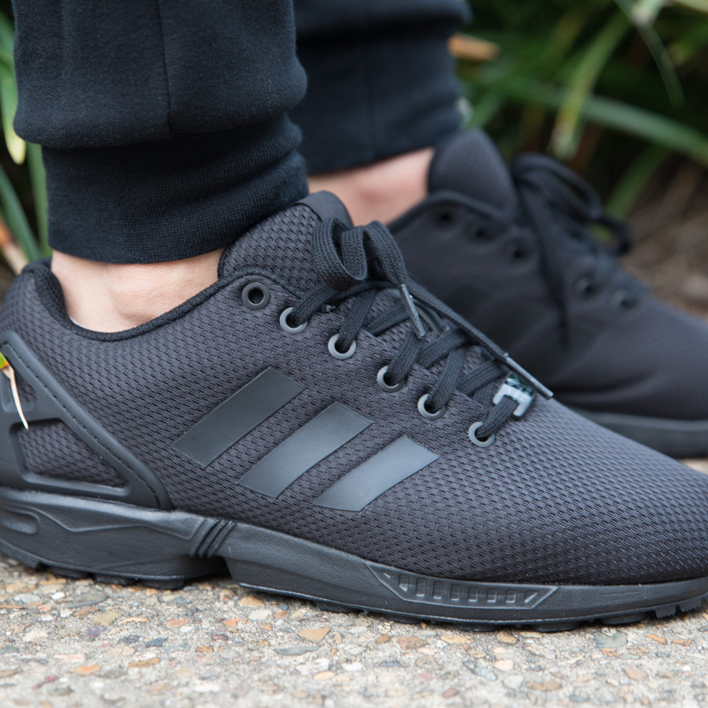 zx flux on feet