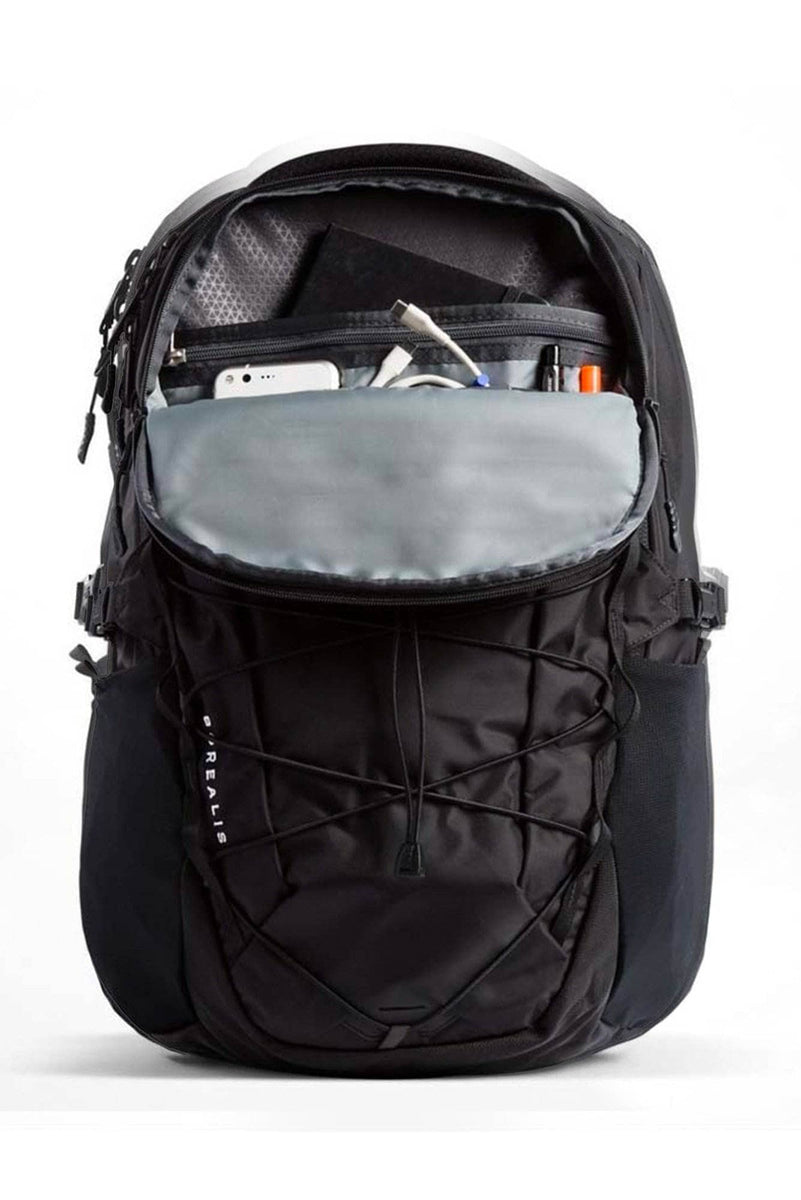 north face borealis backpack black