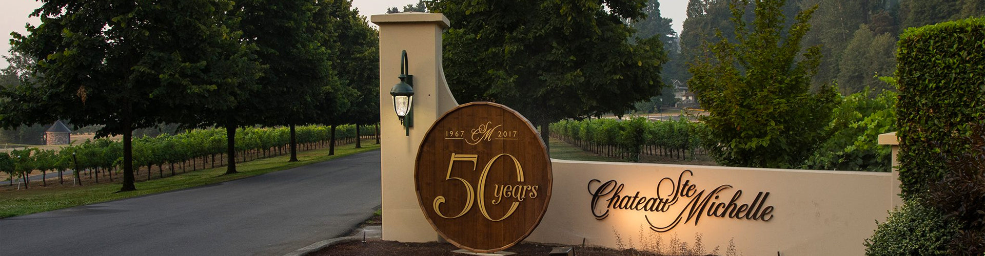 Chateau Ste. Michelle Winery Entrance Sign