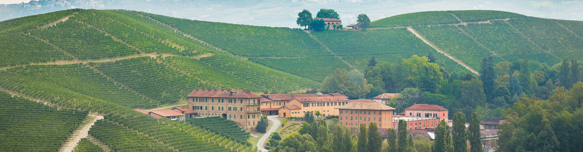 Fontanfredda Winery and Vineyards in the Serralunga d'Alba, Piemonte - Italy